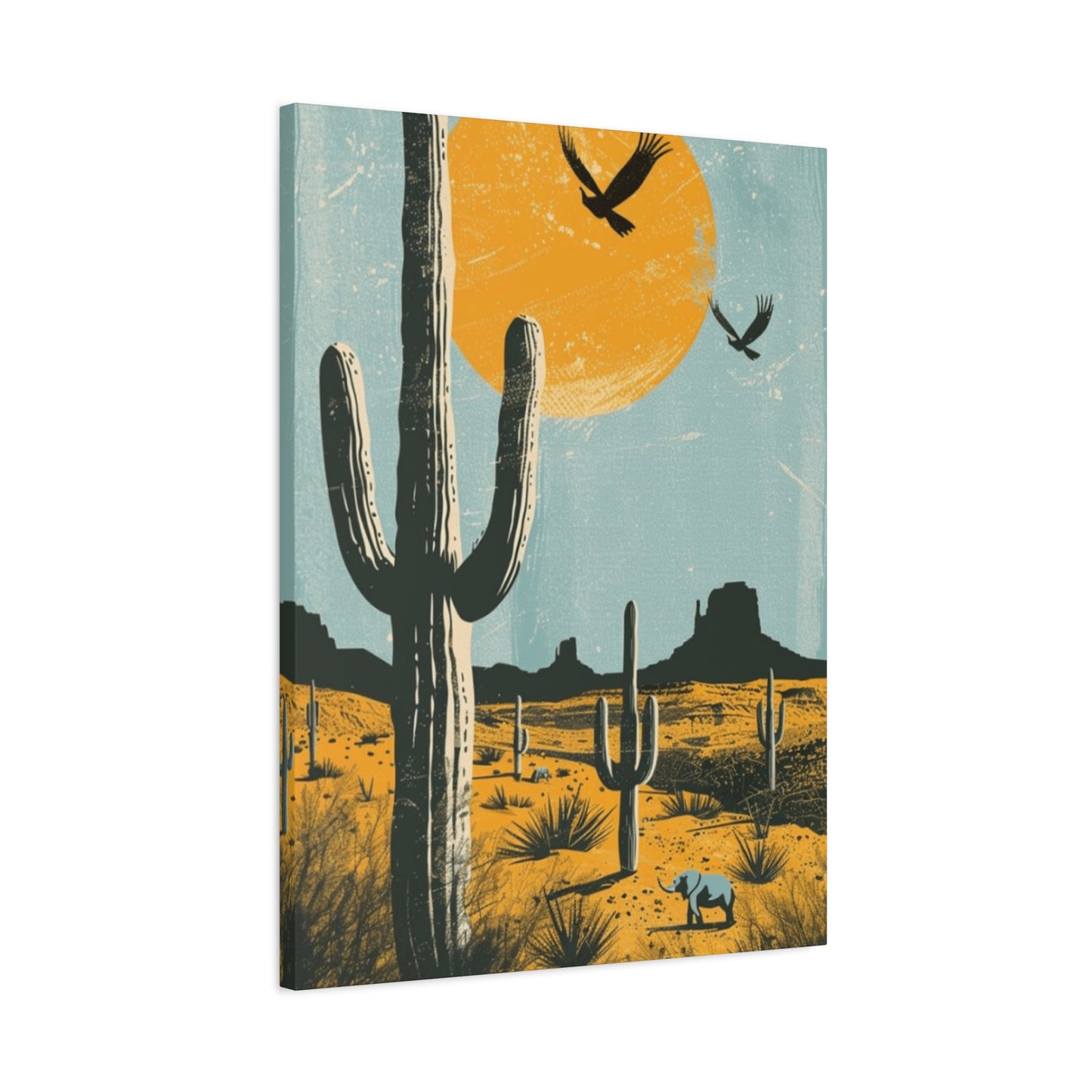 Desert Ecosystem Scenery Wall Art & Canvas Prints