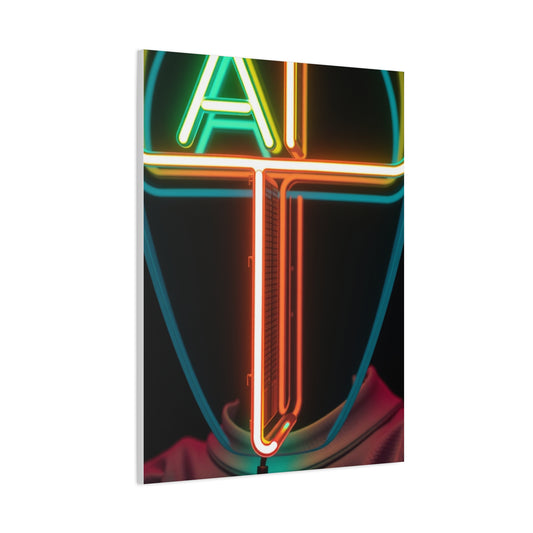 Fluorescent Splendor Art Wall Art & Canvas Print