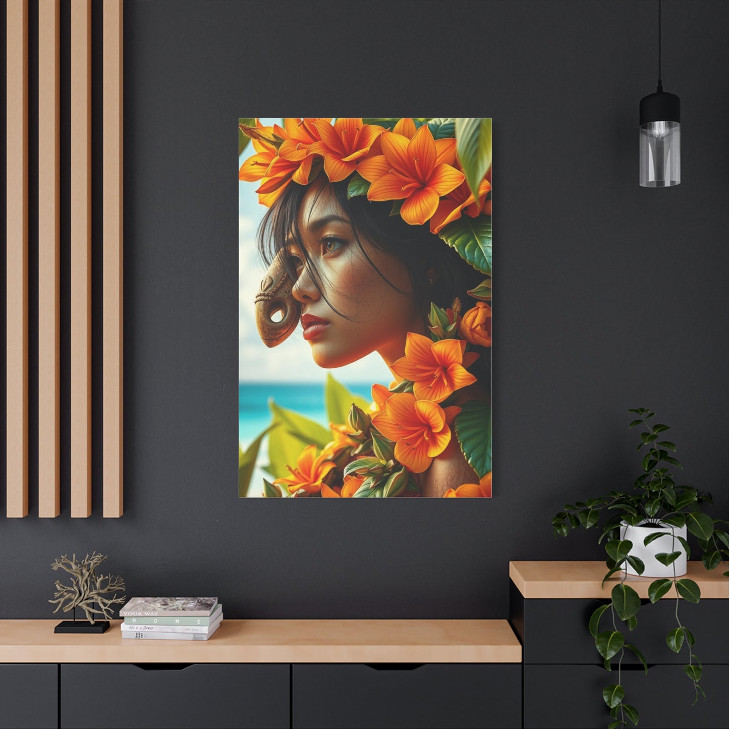 Opulent Island Impression Wall Art & Canvas Print