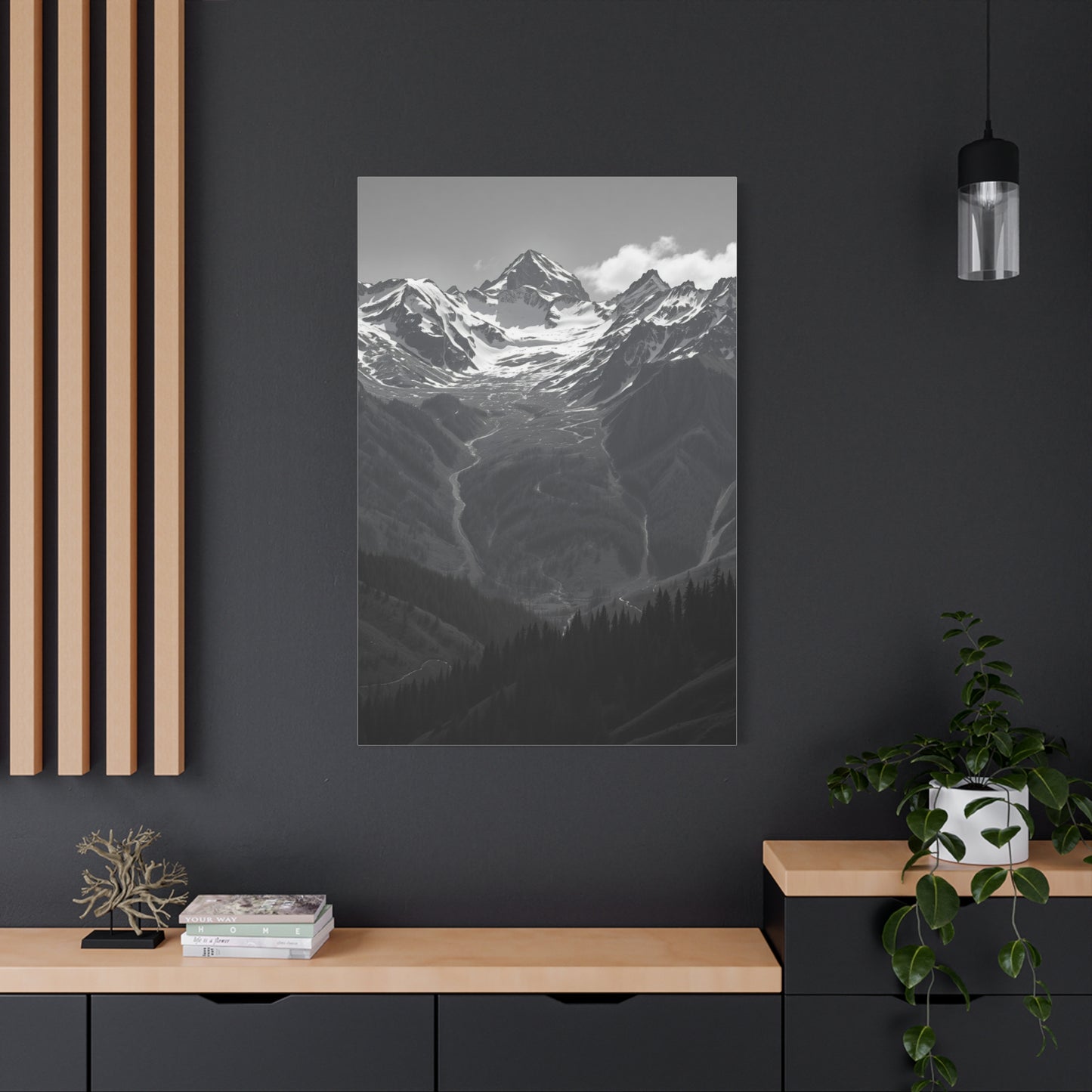 Supreme Black & White Scenic Landscapes Art Collection Wall Art & Canvas Print