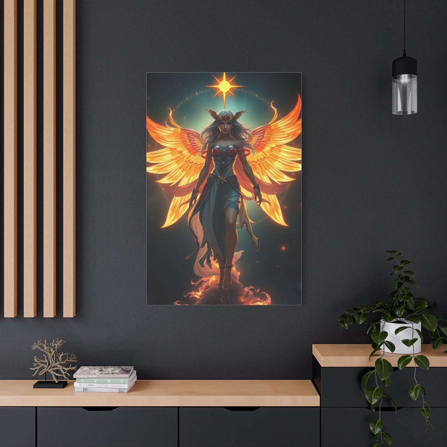 Celestial Duality Canvas