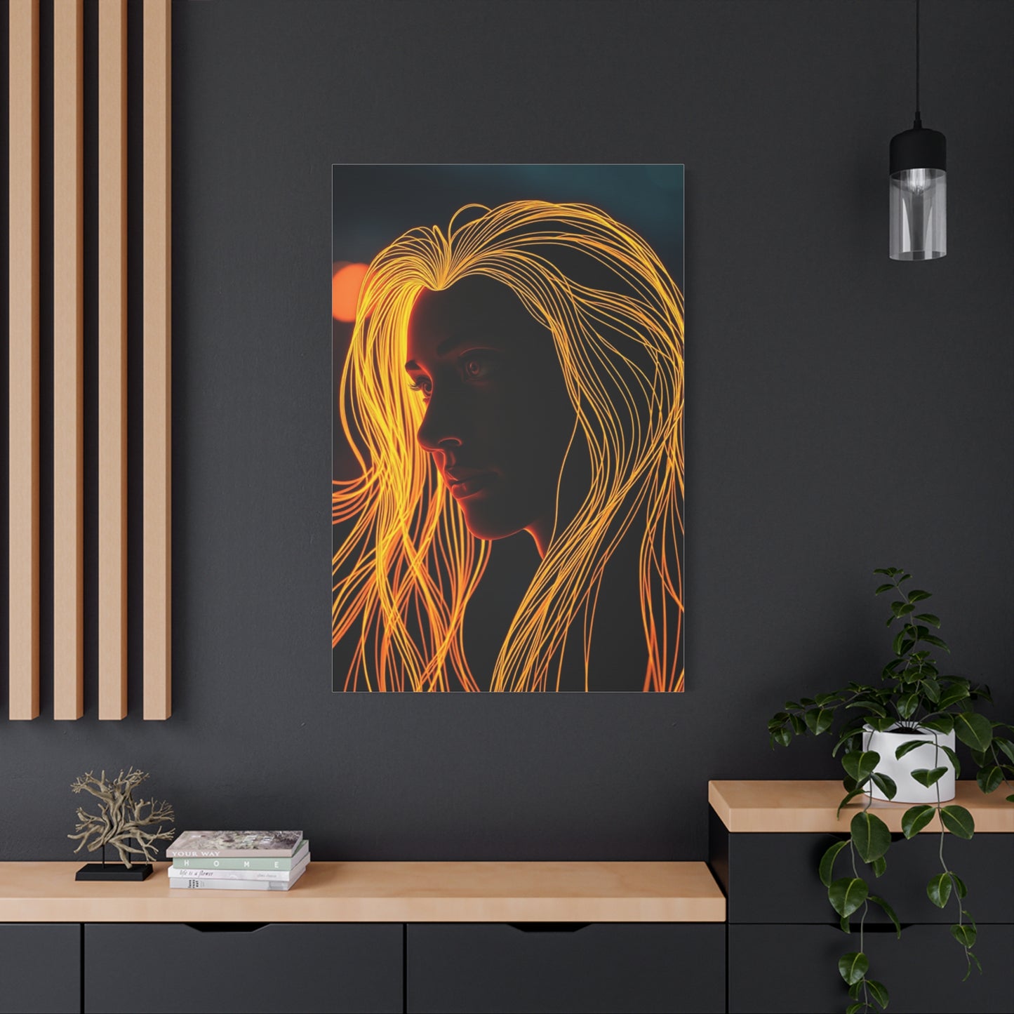 Minimalist Lineage Canvas