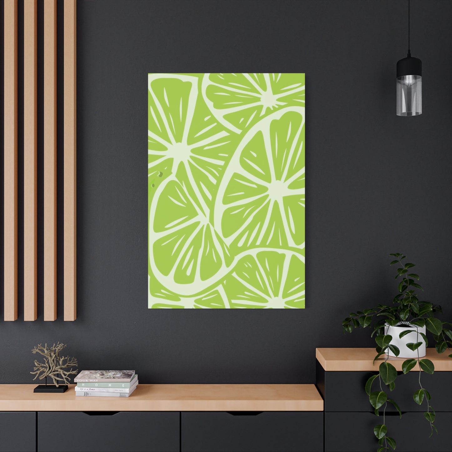 Cool Citrus Fruit Green Wall Art & Canvas Prints
