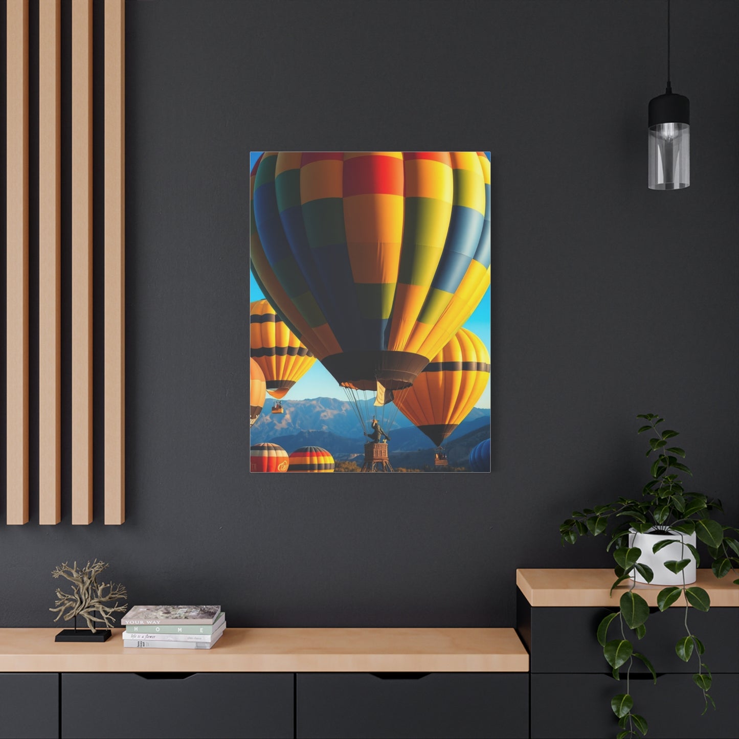 Hot Air Balloon Art Luxury Canvas Wall Art & Canvas Print