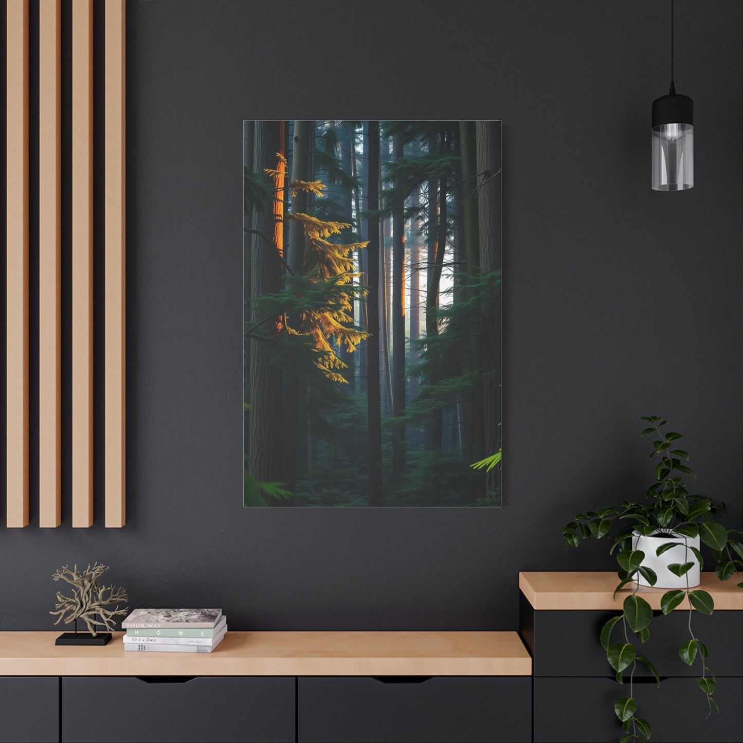 Mystic Woodland Tableau Wall Art & Canvas Print