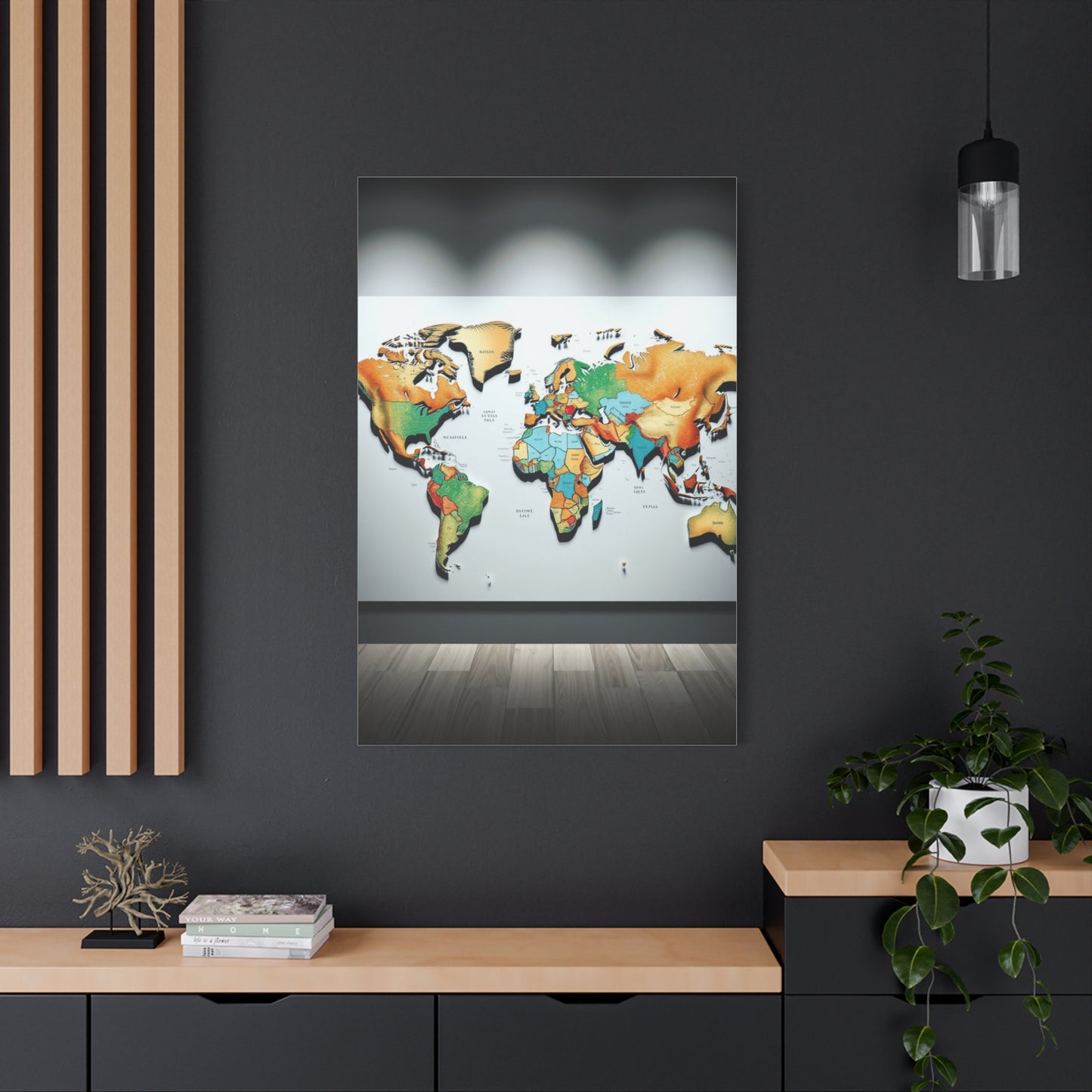 World Map Art Luxury Canvas Wall Art & Canvas Print