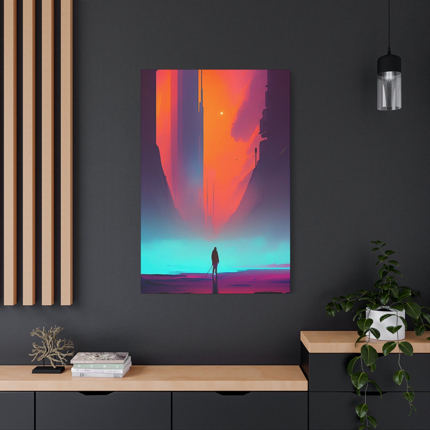 Abstract Alone Jesus Spiritual Christianity Wall Art & Canvas Prints