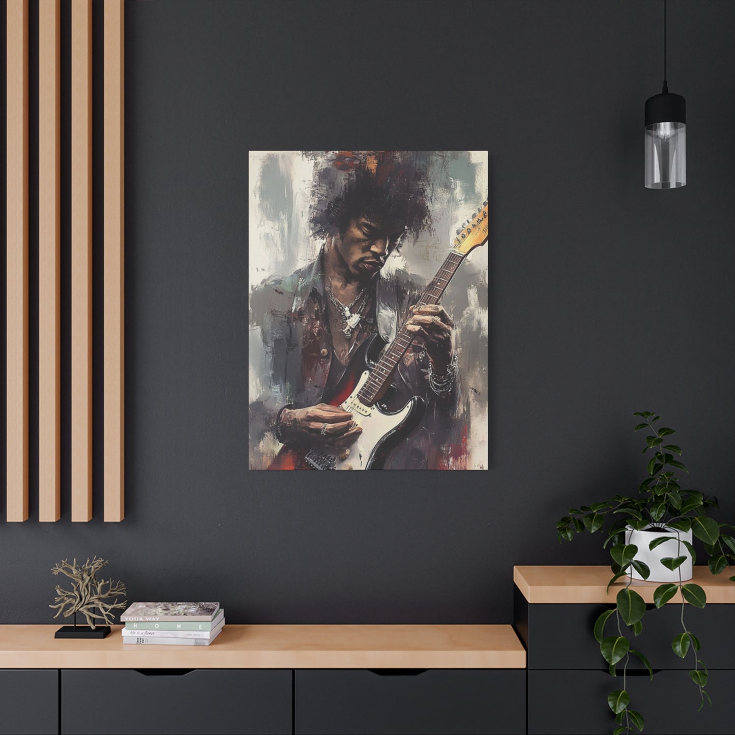 Jimi Hendrix Playing Guitar Wall Art & Canvas Prints