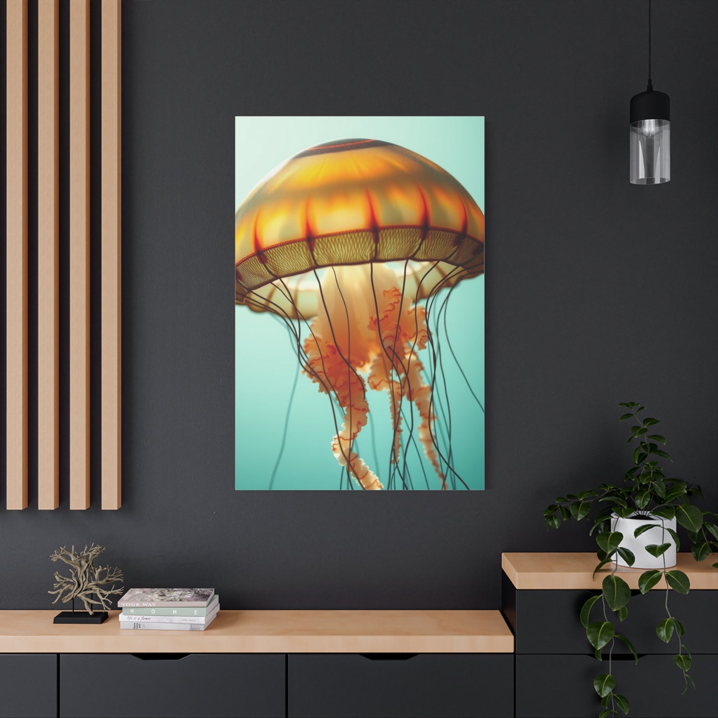 Vision Jellyfish Art Art Wall Art & Canvas Print