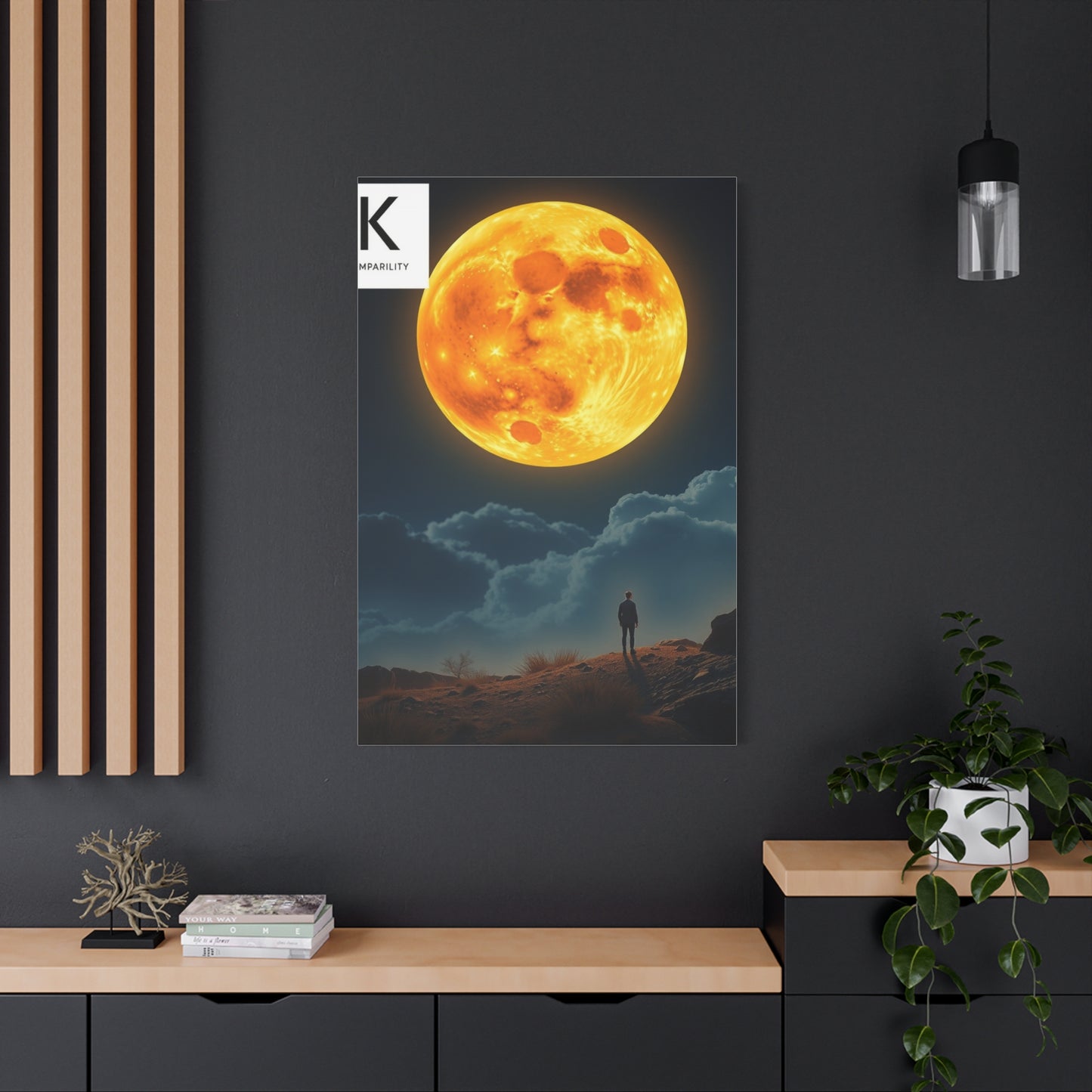 Moonlit Harmony Canvas Wall Art & Canvas Print