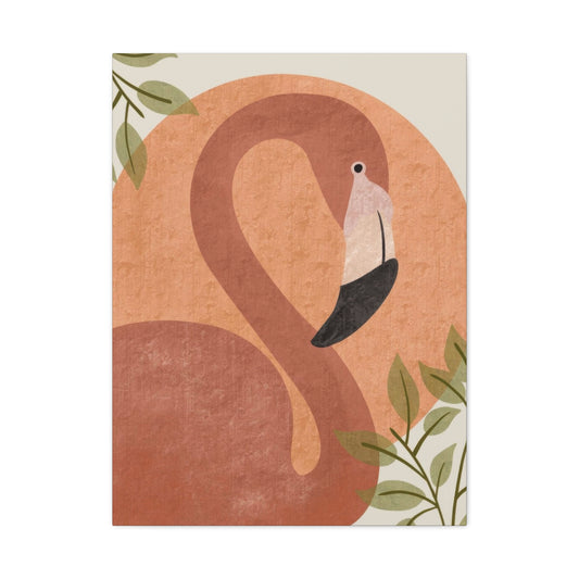 Flamingo Earth Tones Wall Art & Canvas Prints