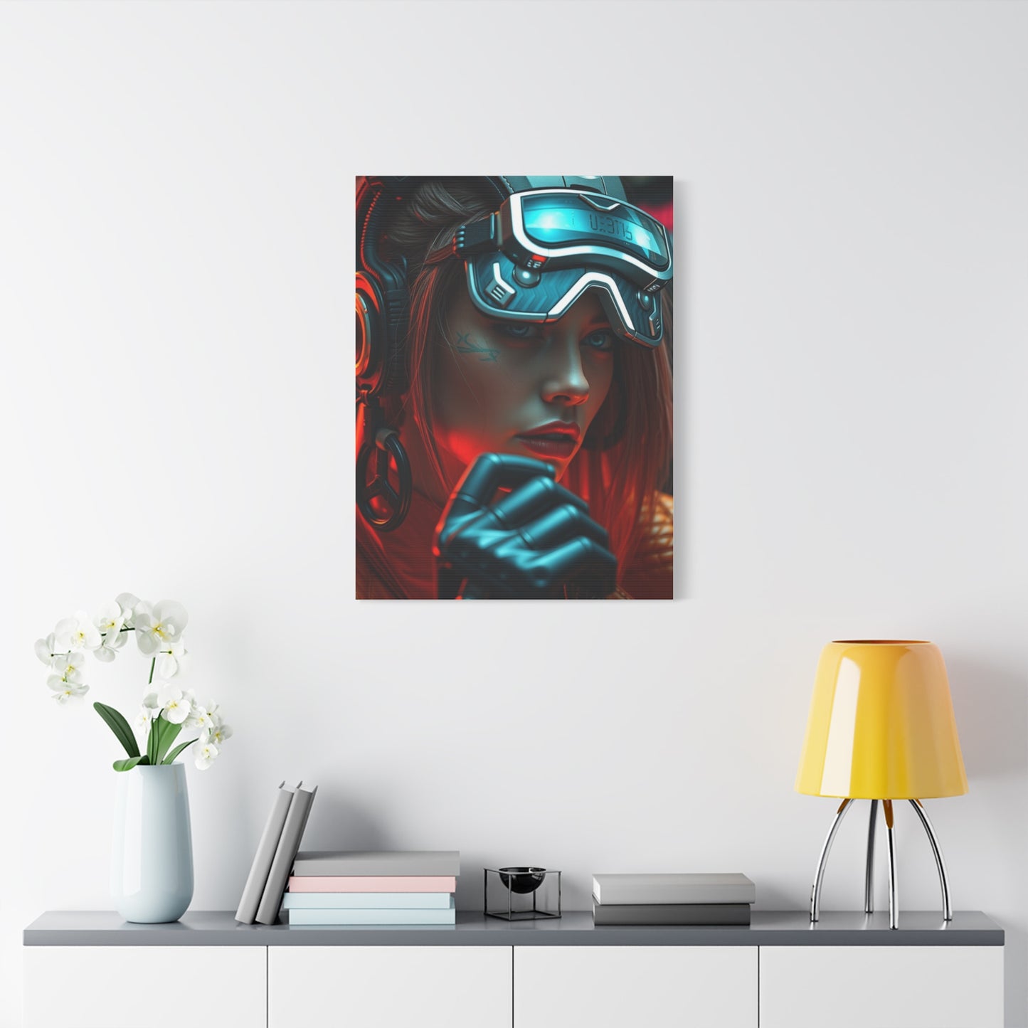 Futuristic Noir Tableau