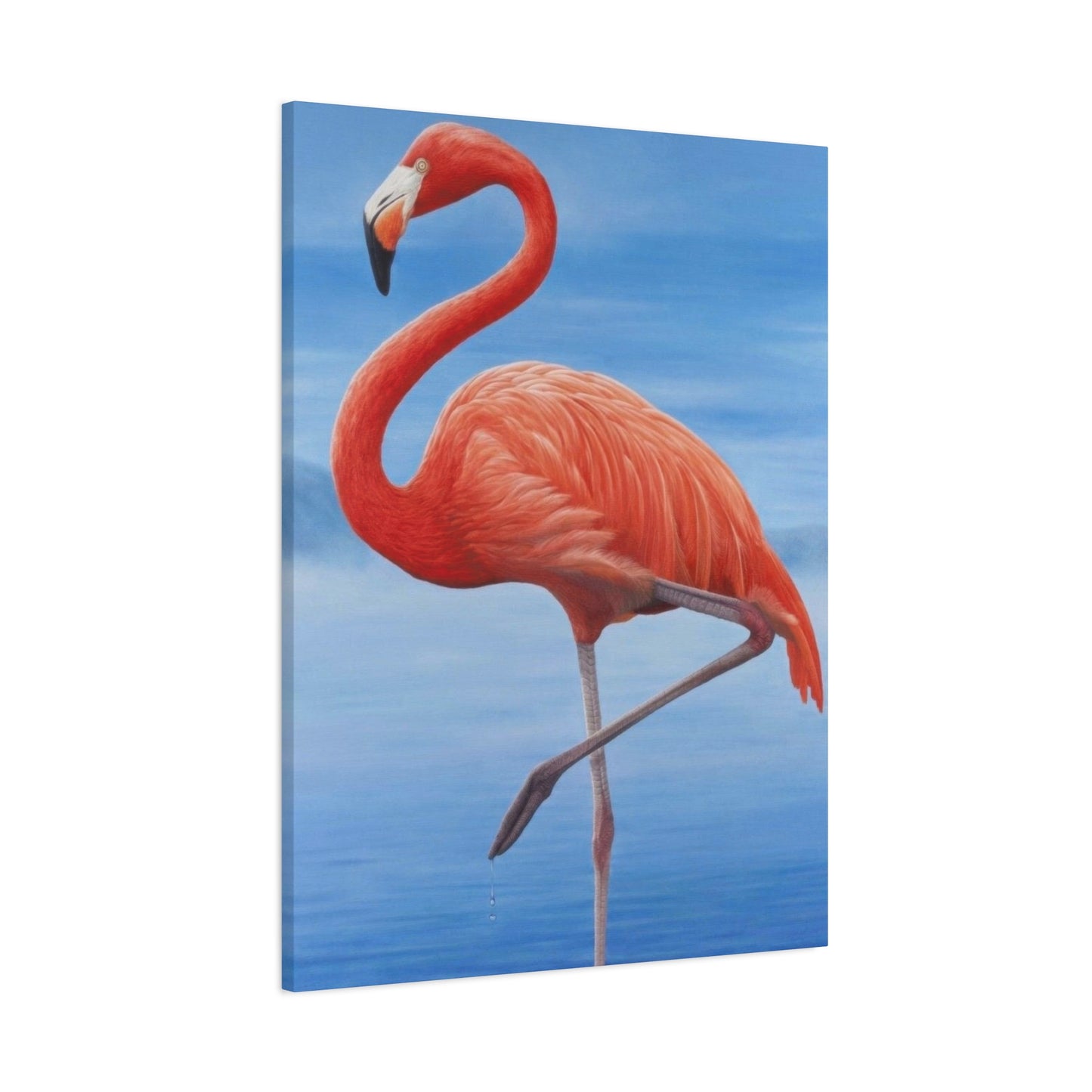 Flamingo Blue Water Wall Art & Canvas Prints