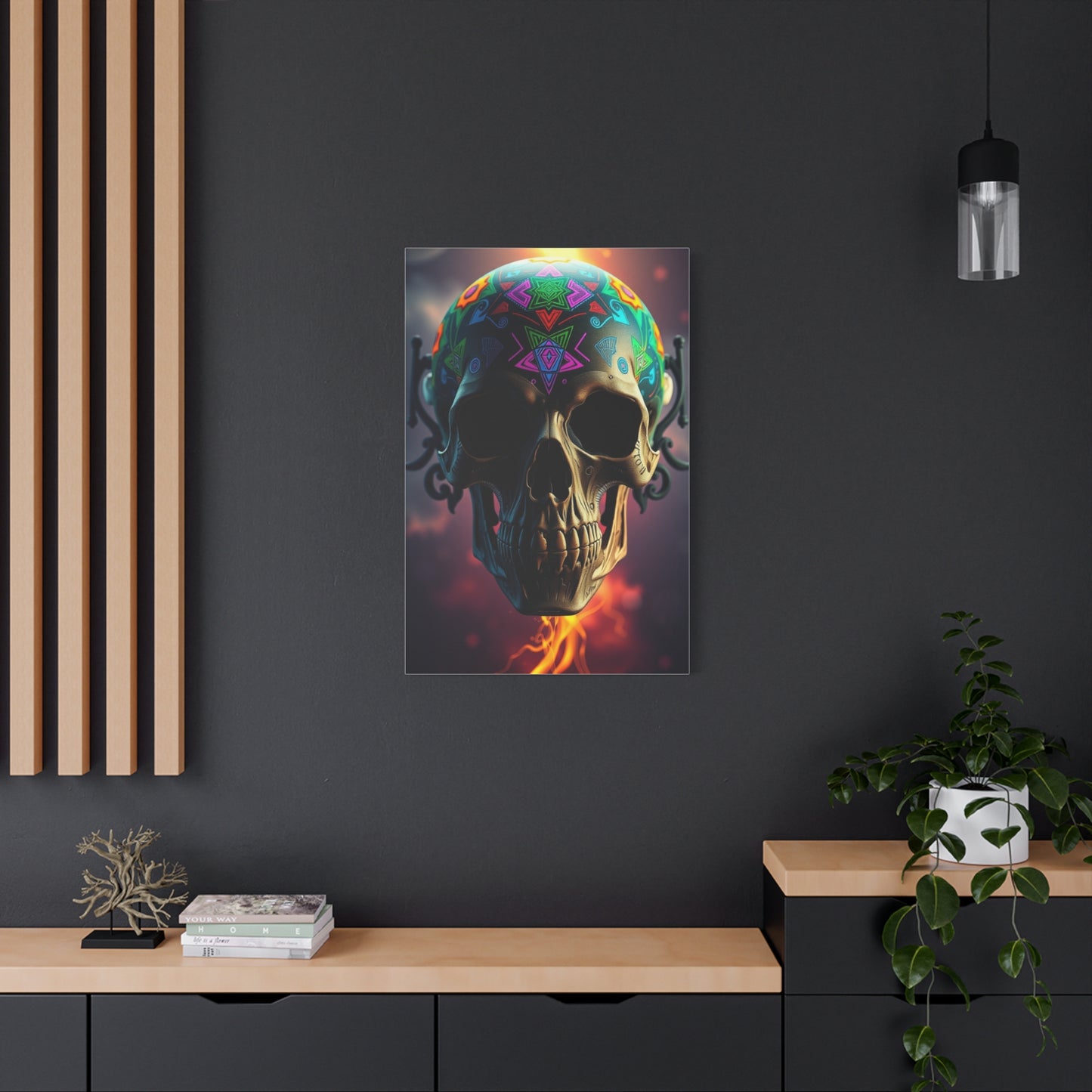 Vivid Skull Reverie Wall Art & Canvas Print