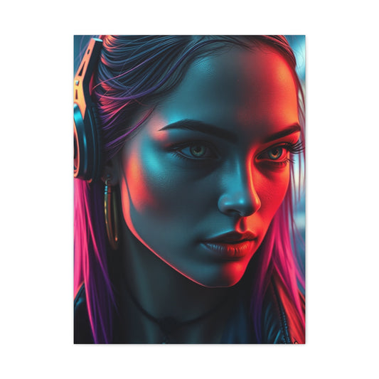 Neon Reverie Canvas