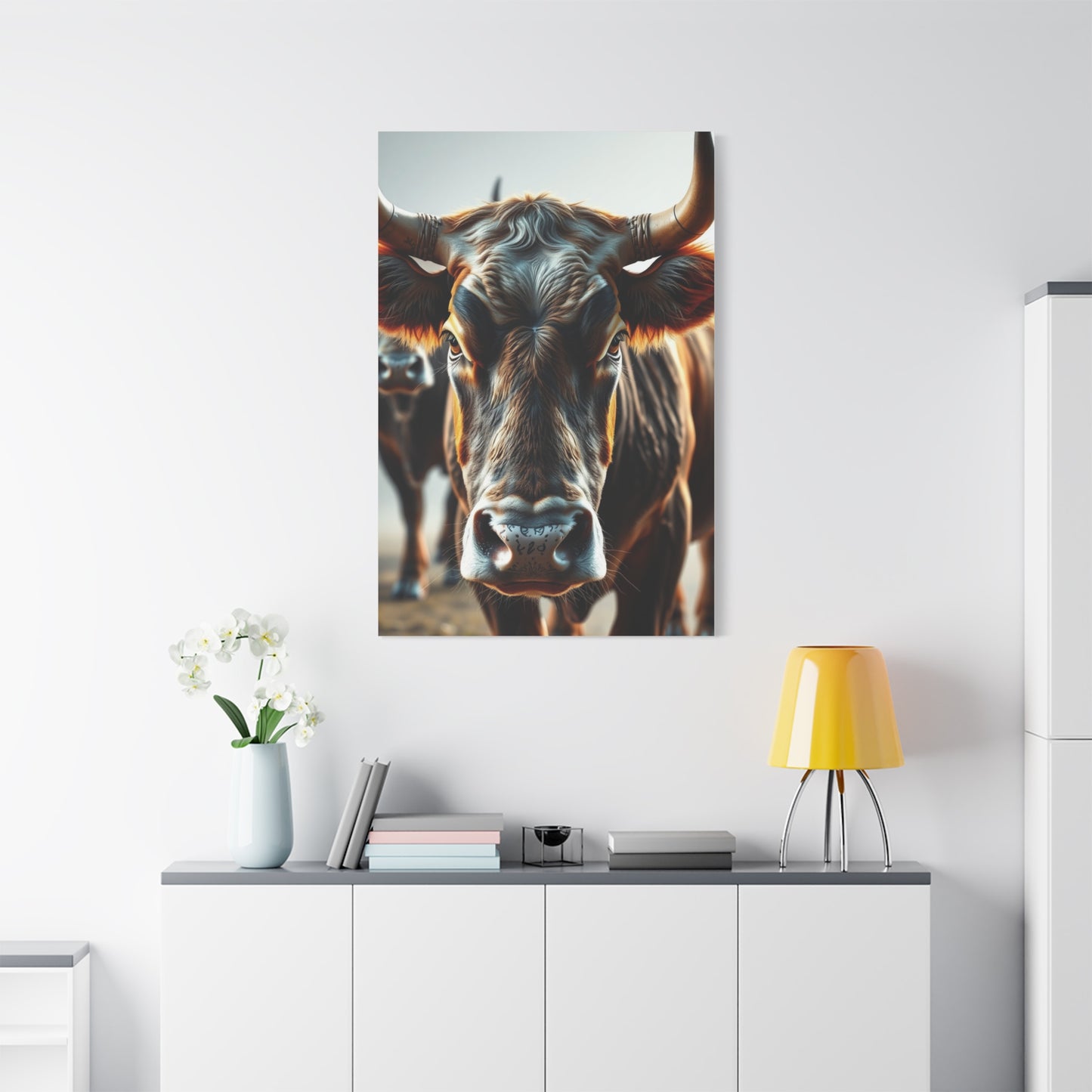 Bovine Majesty Canvas Collection Wall Art & Canvas Print