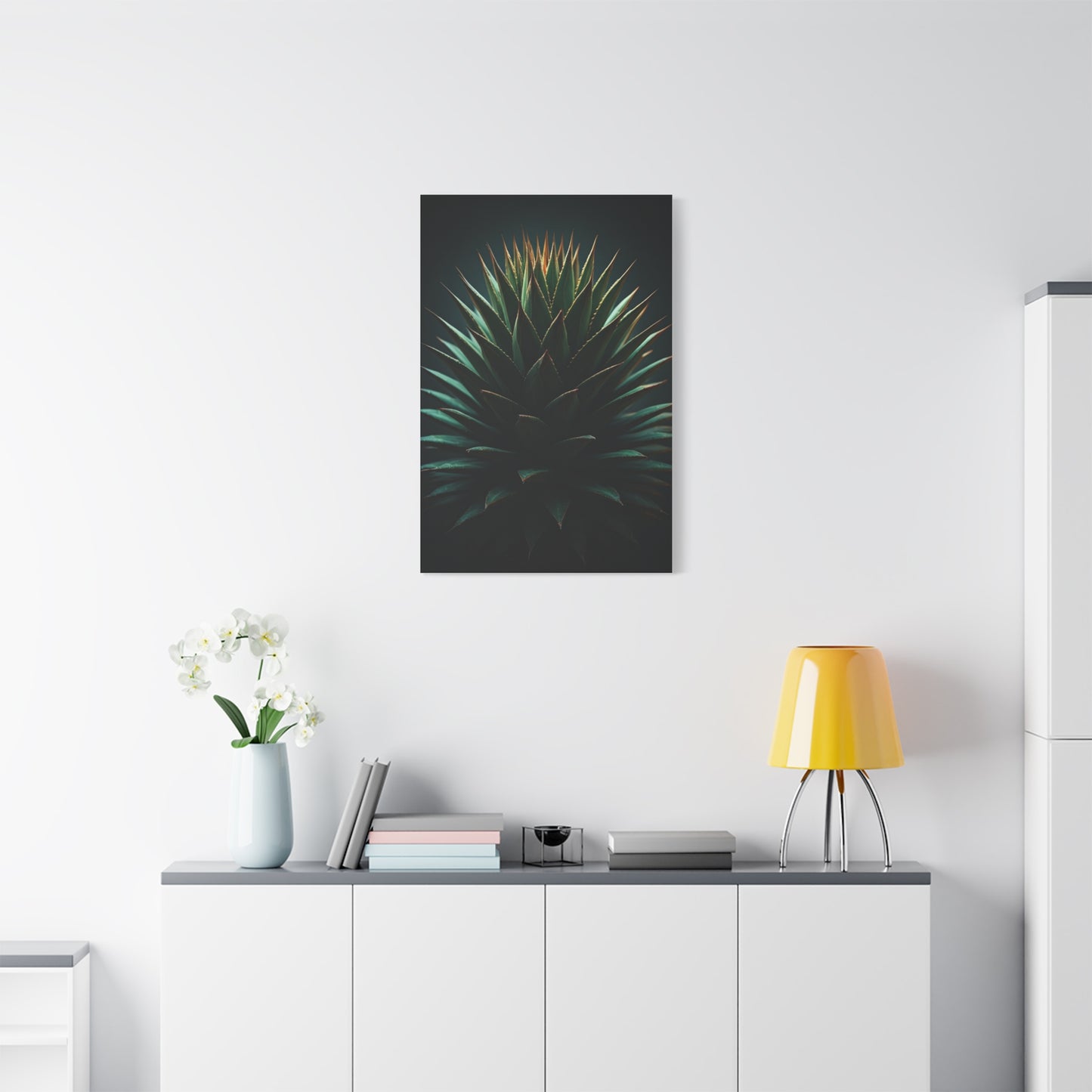 Desert Radiance Agave Sculpture Wall Art & Canvas Prints