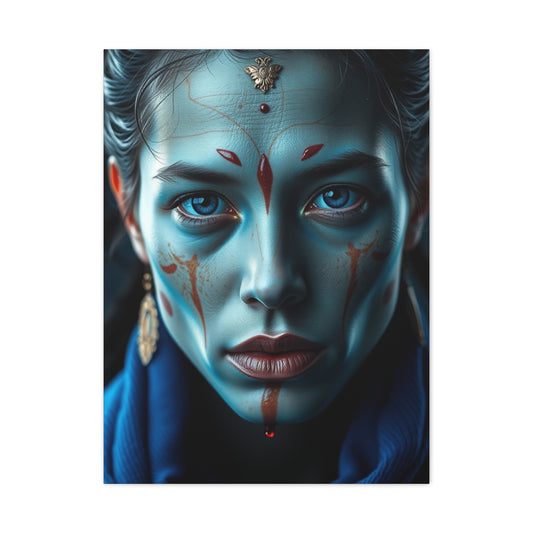 Prussian Depths Canvas Wall Art & Canvas Print