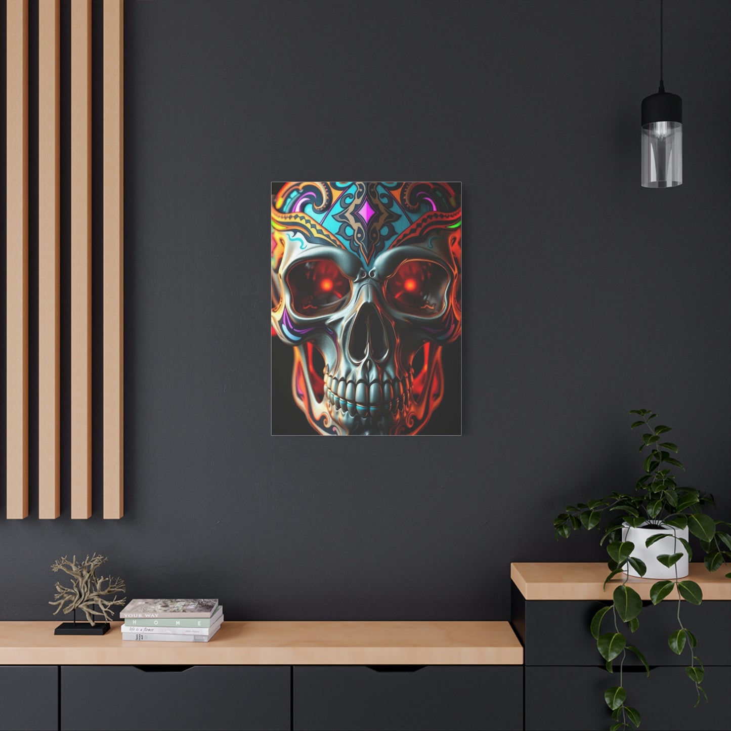Hypnotic Bone Reverberation Wall Art & Canvas Print