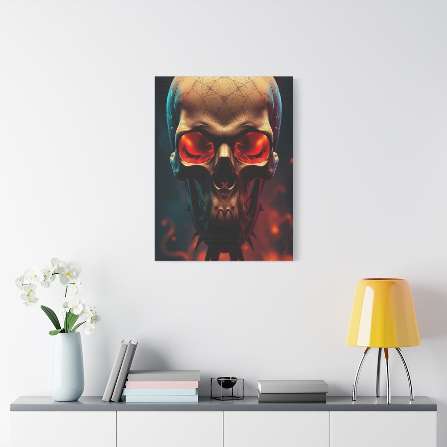 Opulent Skull Aesthetics Wall Art & Canvas Print