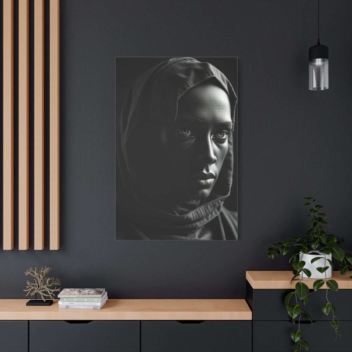 Noir Blanc Masterpiece Wall Art & Canvas Print