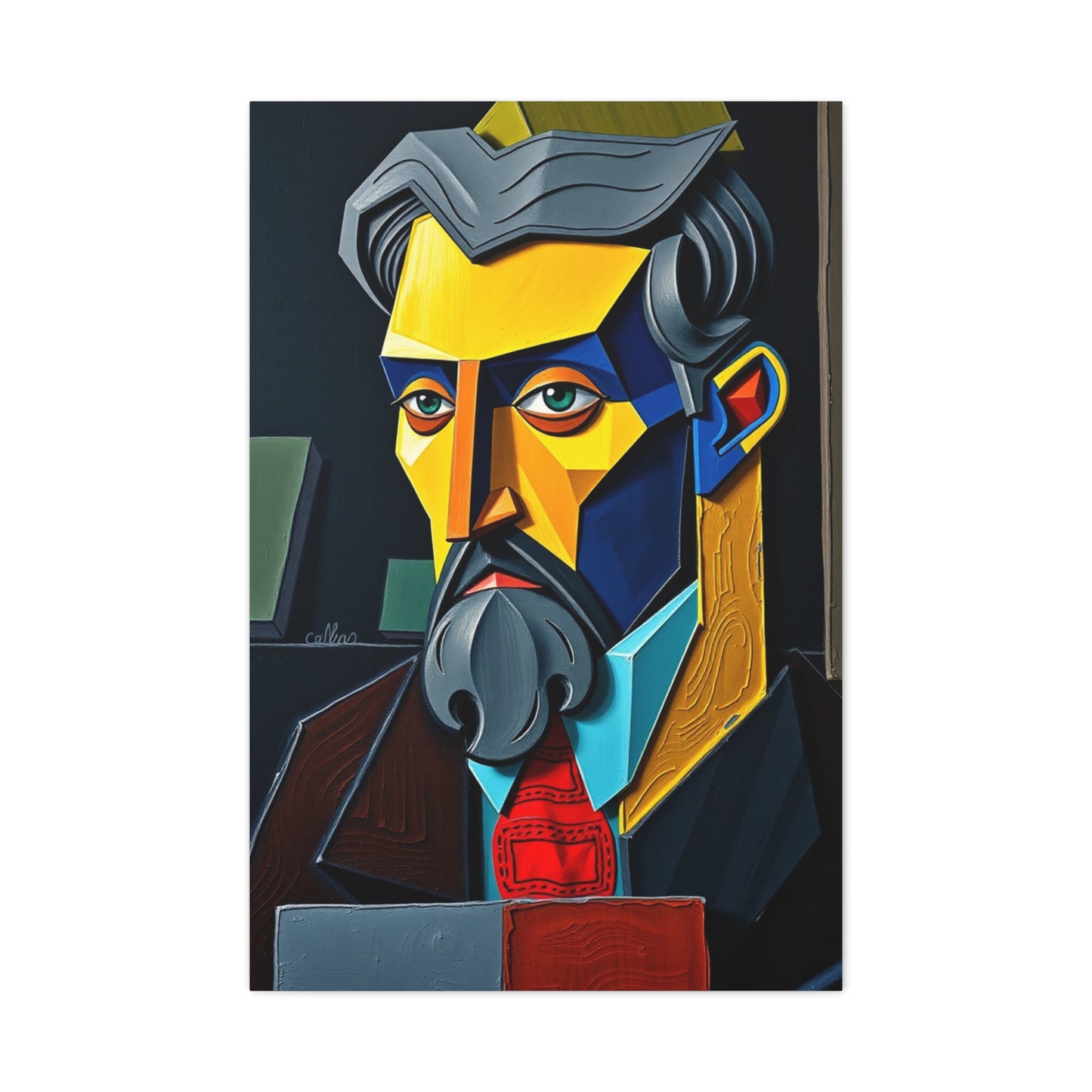 Cubist Aesthetic Canvas Wall Art & Canvas Print