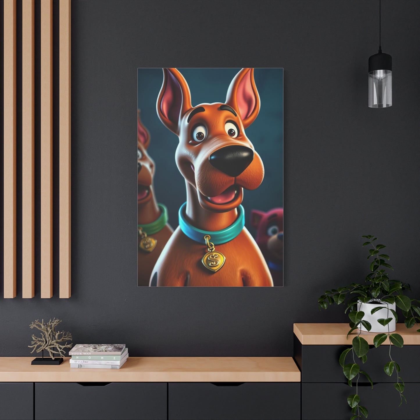 Scooby-Doo (TV Series) Characters Art Refined Canvas Wall Art & Canvas Print
