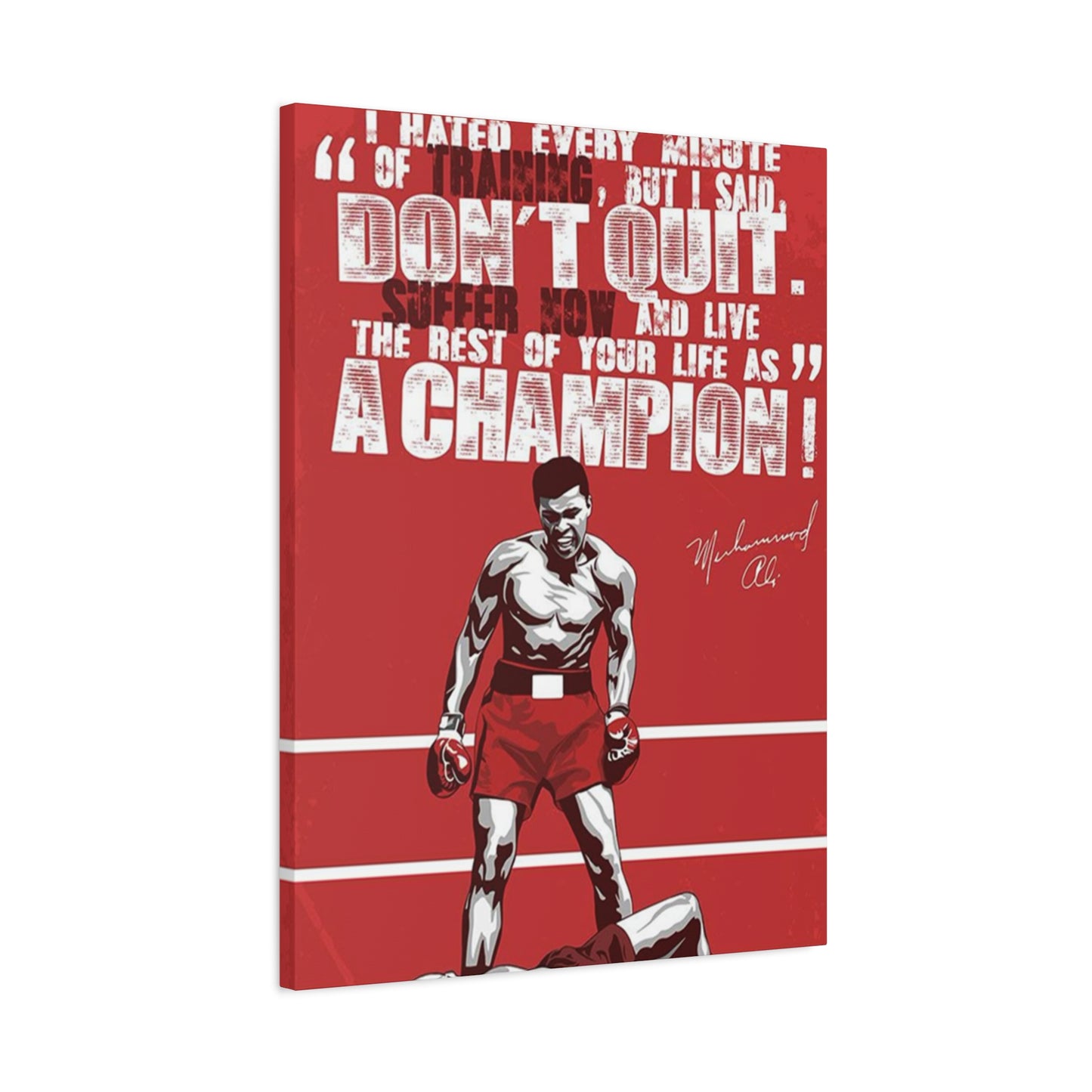 Mahummad Ali Poster Wall Art & Canvas Prints
