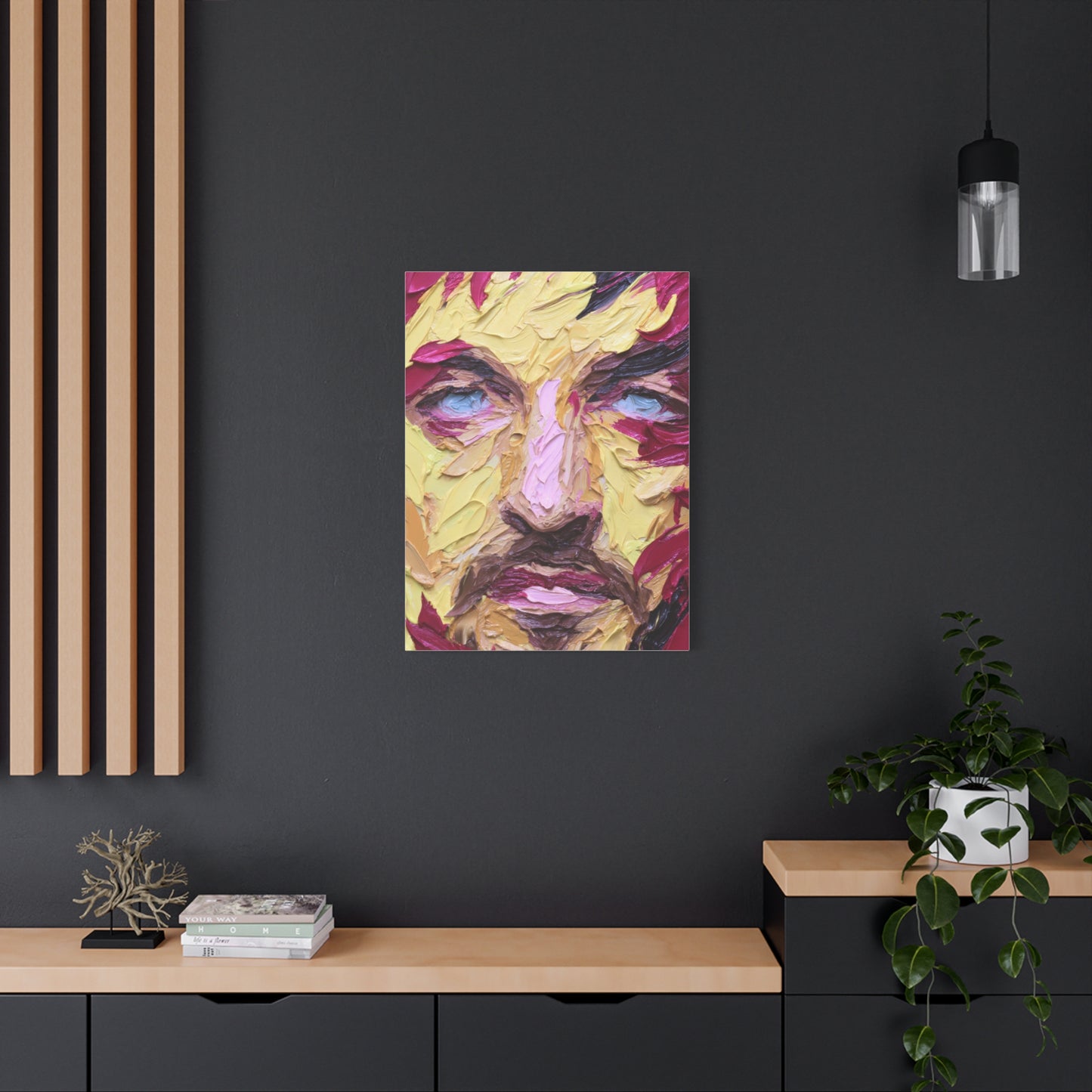 Impasto Expressionist Portrait Wall Art & Canvas Print