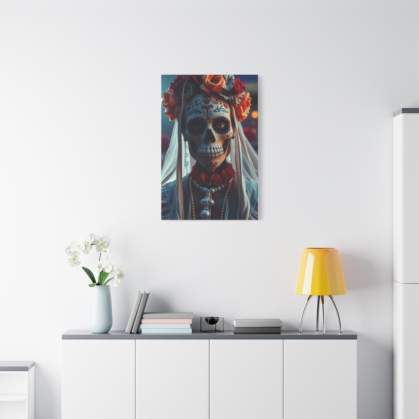 Vision Día de los Muertos Art Art Wall Art & Canvas Print
