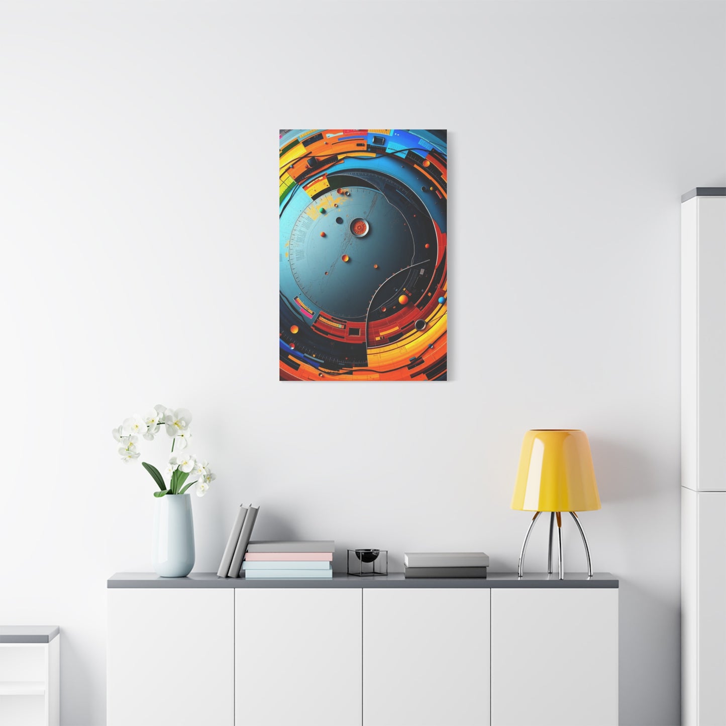 Supreme Circular Abstract Art Collection Wall Art & Canvas Print