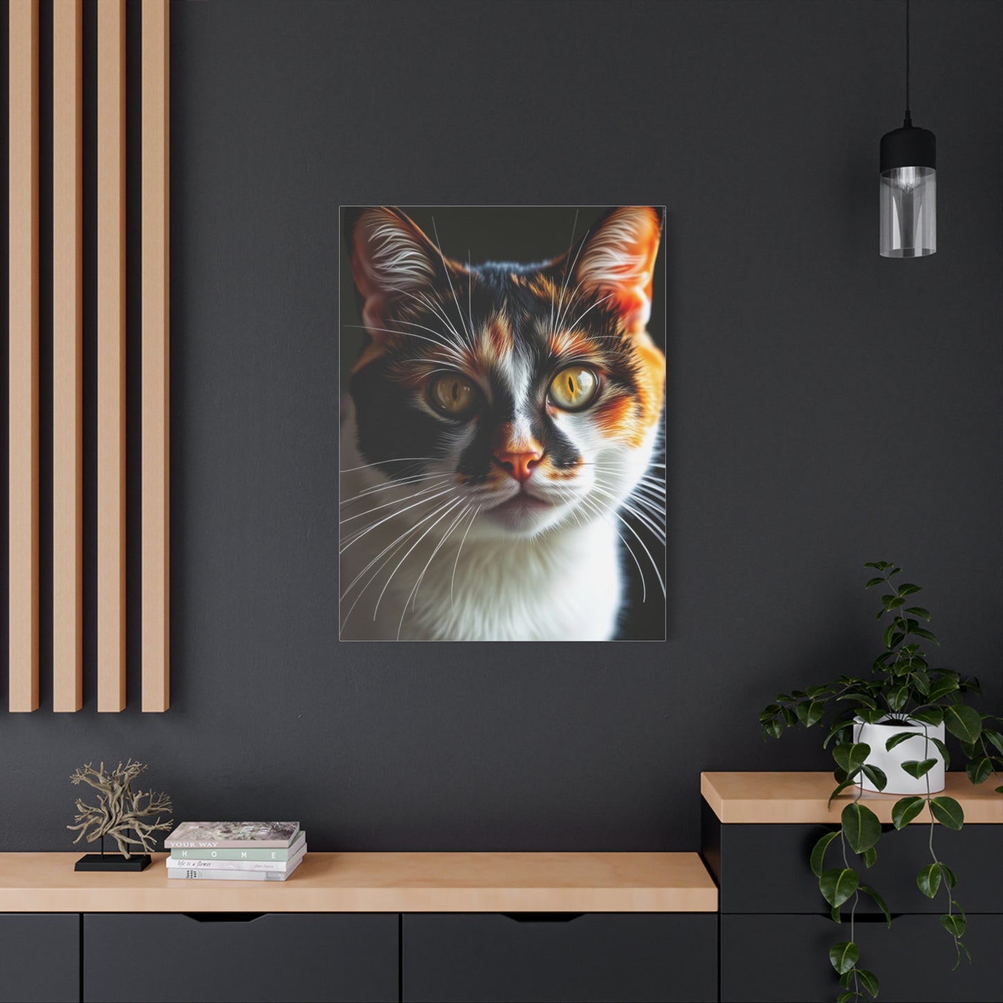 Calico Cat Art Refined Canvas Wall Art & Canvas Print