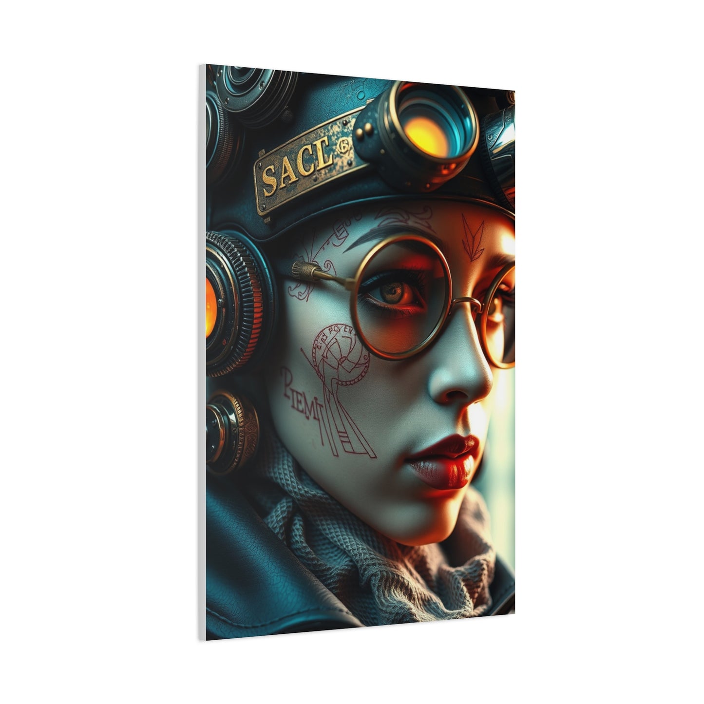 Retro-Futurist Opulence Art wall art & canvas print