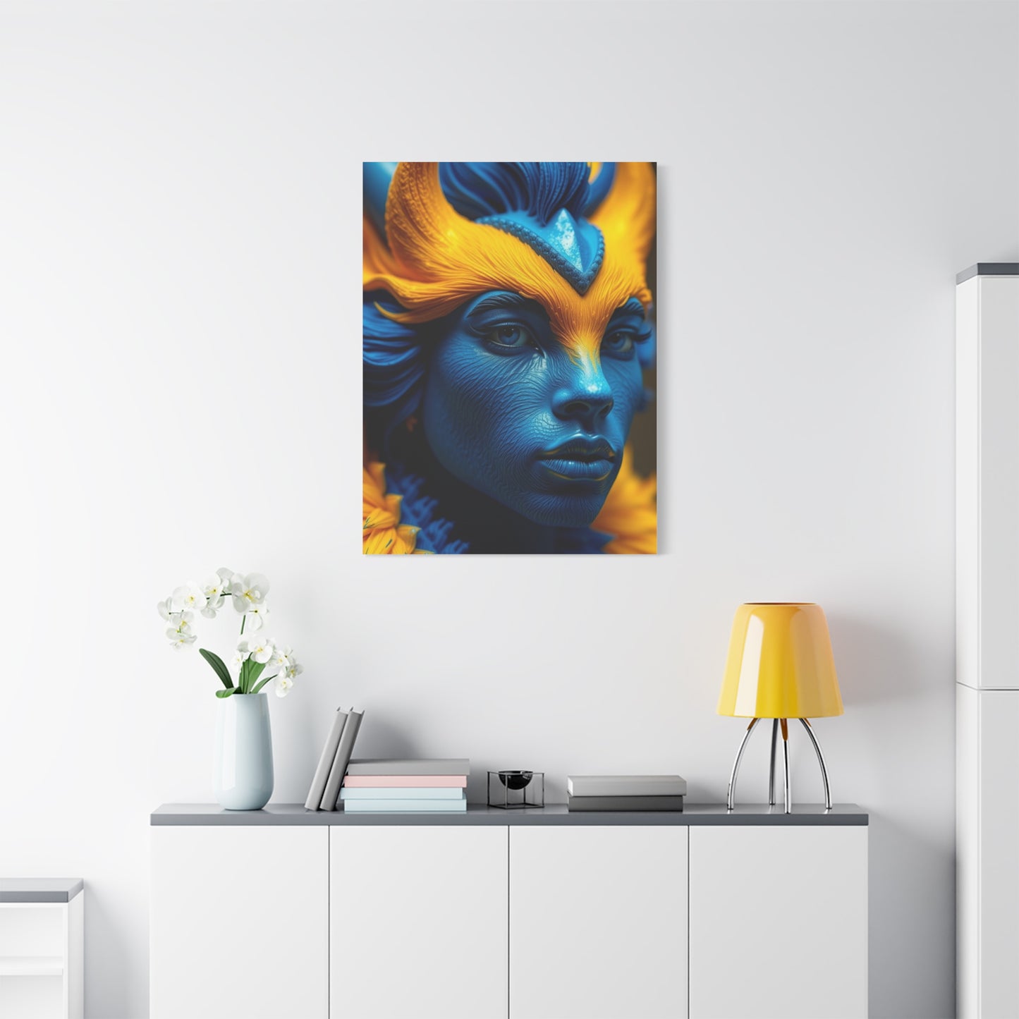 Blue & Yellow Art Refined Canvas Wall Art & Canvas Print