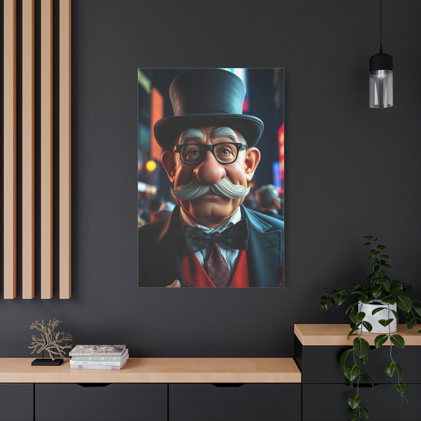 Rich Uncle Pennybags Art Supreme Gallery Wall Art & Canvas Print
