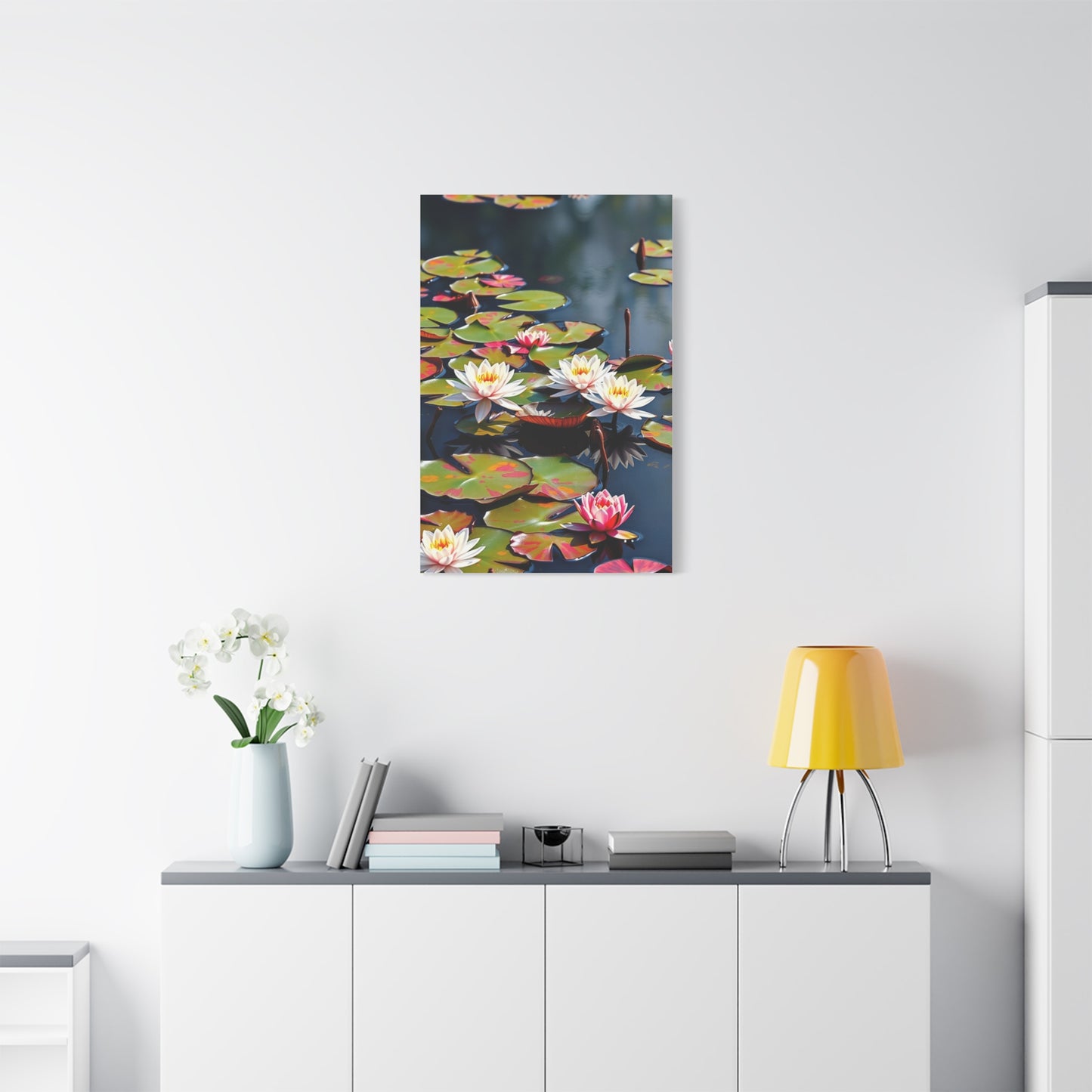 Claude Monet Water Lilies Art Luxury Canvas Wall Art & Canvas Print