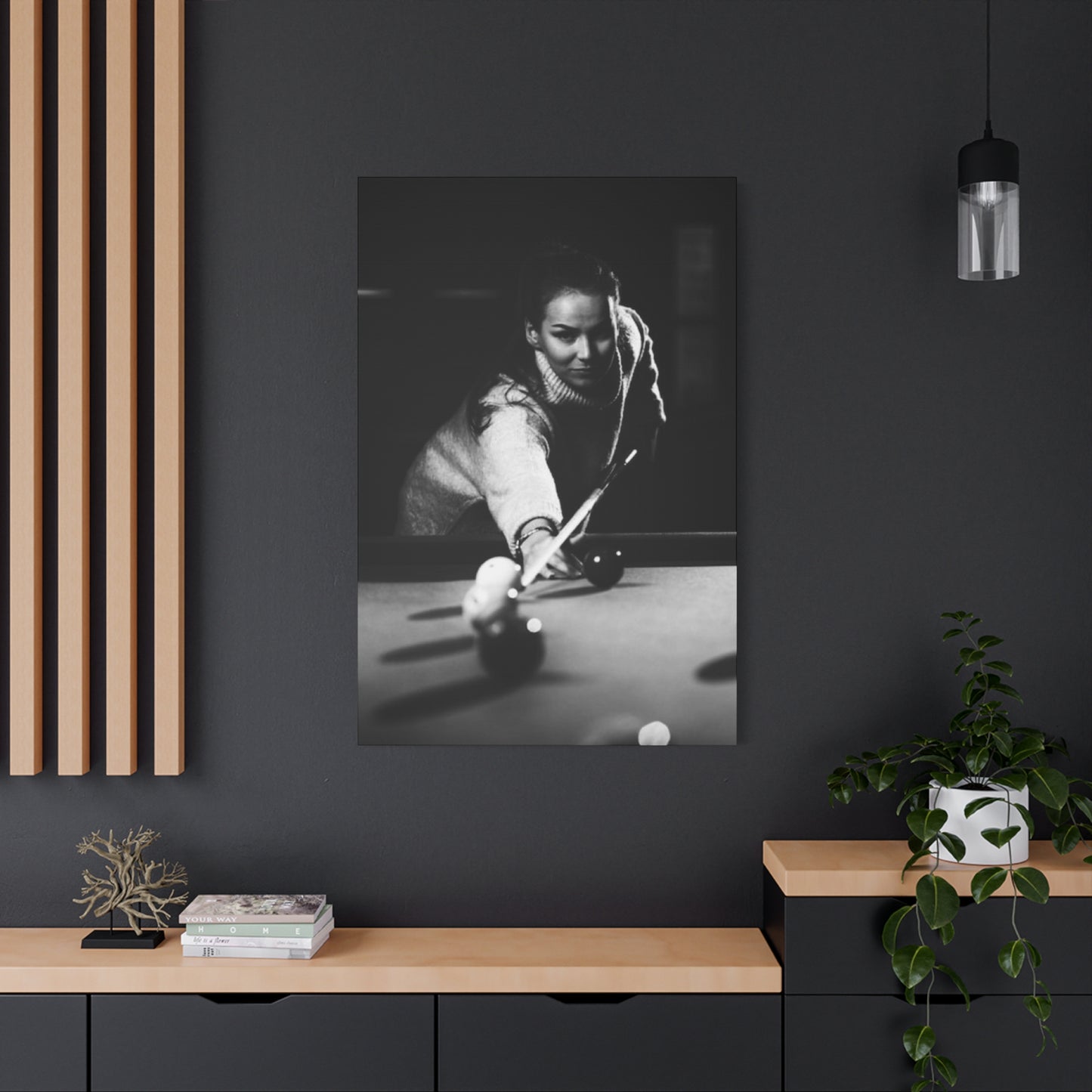 Women Playing Billiard Wall Art & Canvas Prints