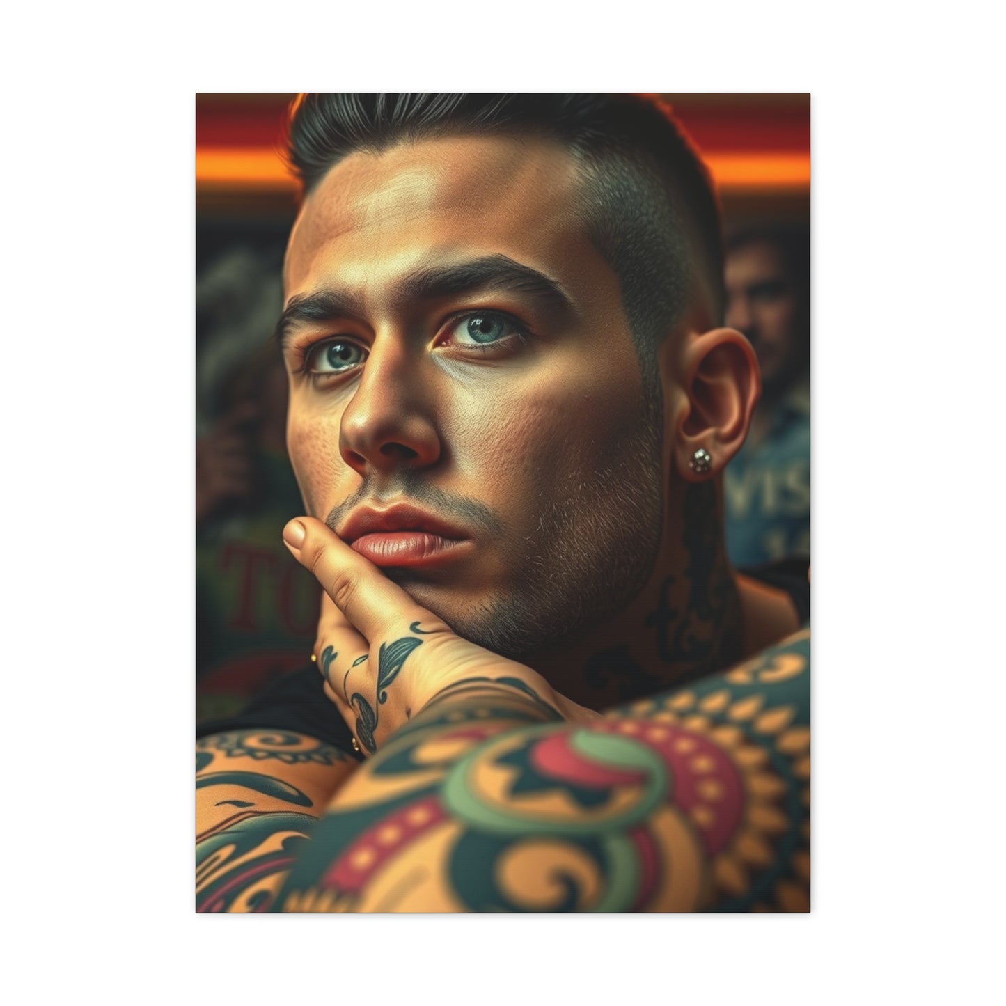 Tattoo Parlor Art Refined Canvas Wall Art & Canvas Print