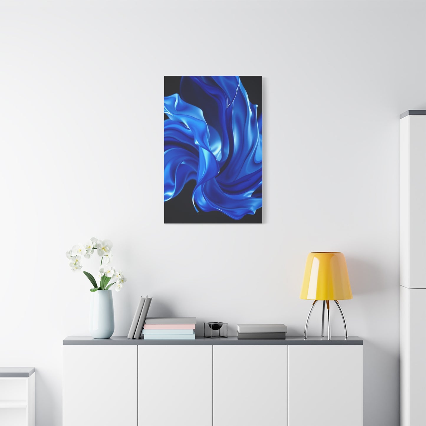 Masterpiece Blue Abstract Art Vision Wall Art & Canvas Print