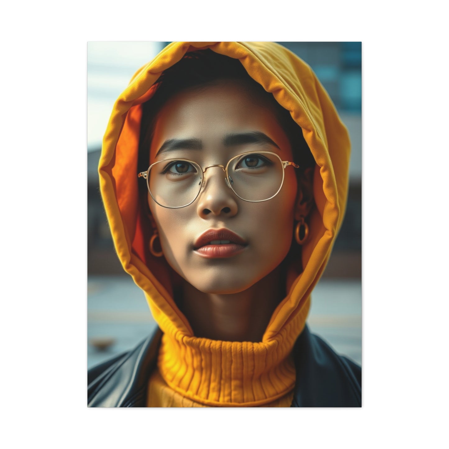 Lustrous Marigold Mural Wall Art & Canvas Print