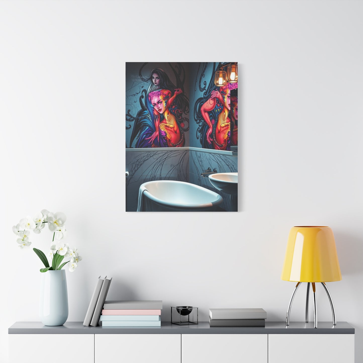 Aqua Reverie Wall Masterpiece Wall Art & Canvas Print