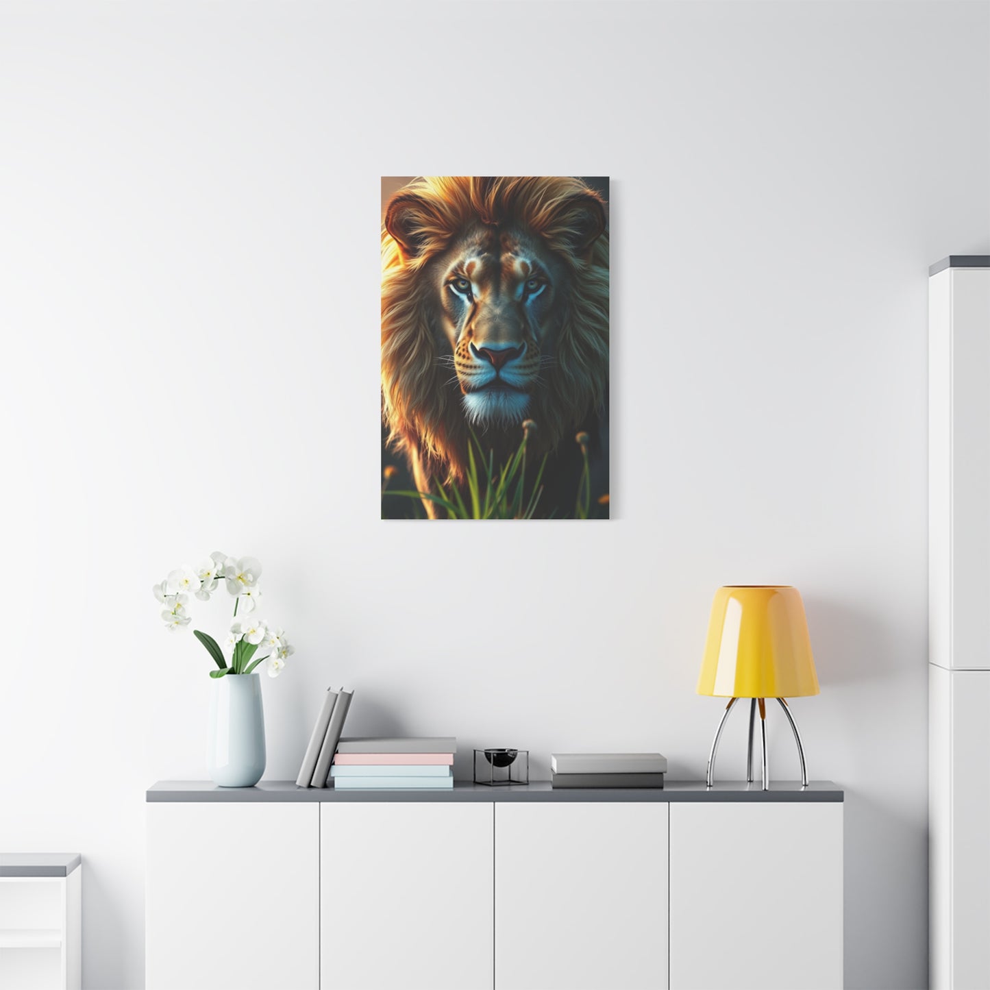 Lions Command Canvas Wall Art & Canvas Print