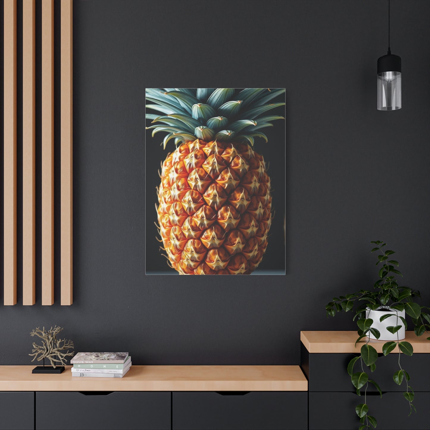 Vision Pineapple Art Art Wall Art & Canvas Print