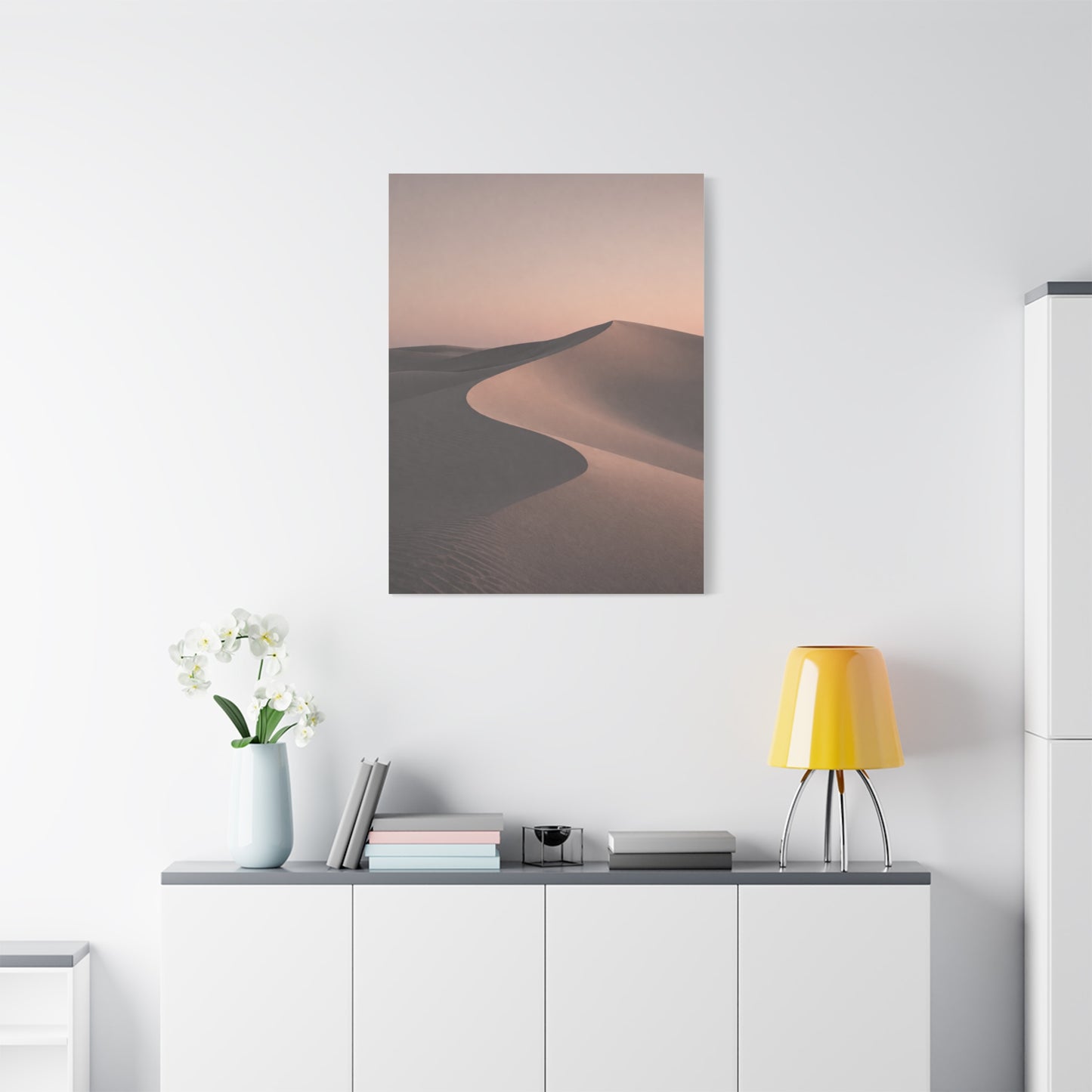 Minimal Desert Serenity Wall Art & Canvas Print