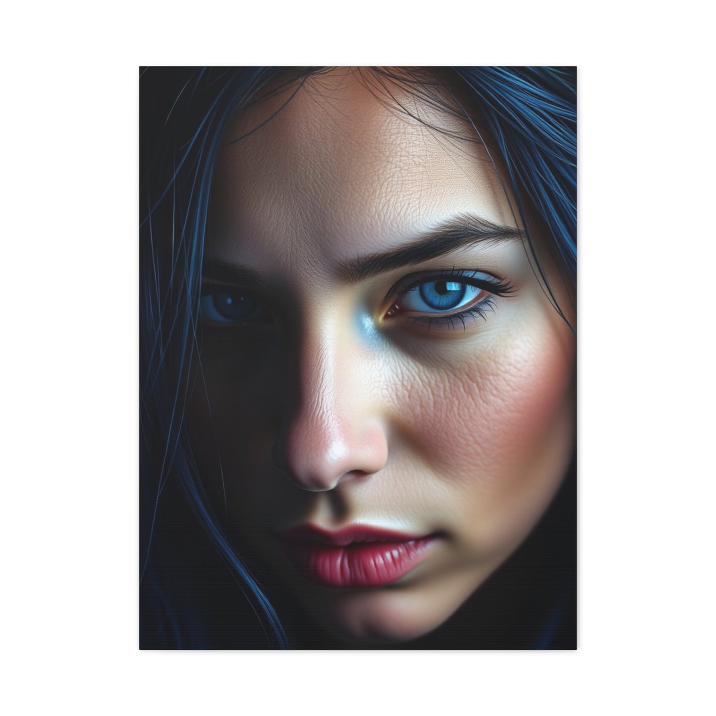 Azure Elegance Canvas Wall Art & Canvas Print