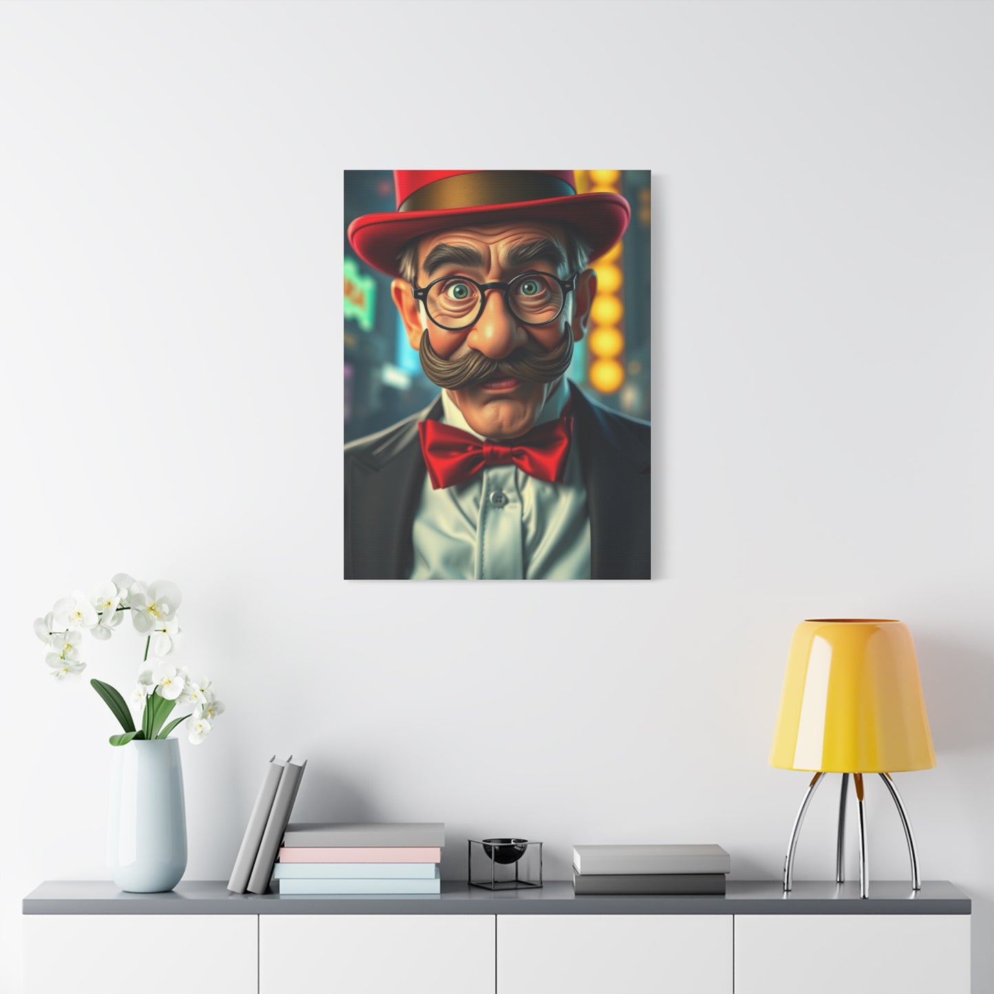 Collection Rich Uncle Pennybags Art Art Wall Art & Canvas Print