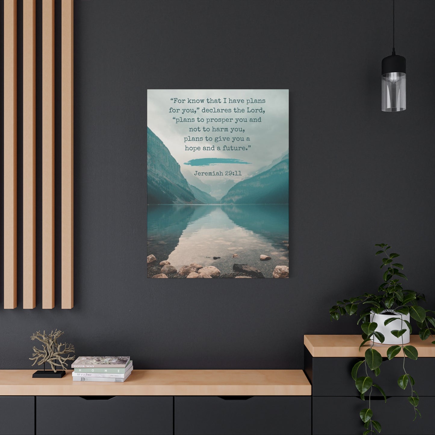 Jeremiah 29:11 Quote Poster Wall Art & Canvas Prints