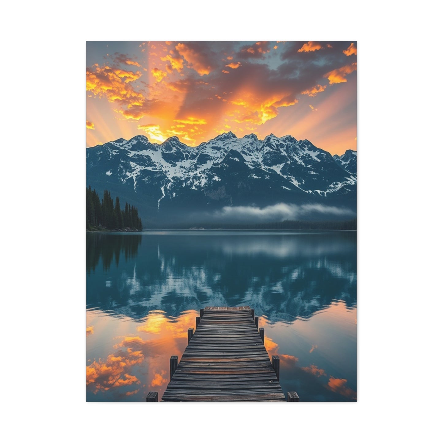 Supreme Lakes Art Collection Wall Art & Canvas Print