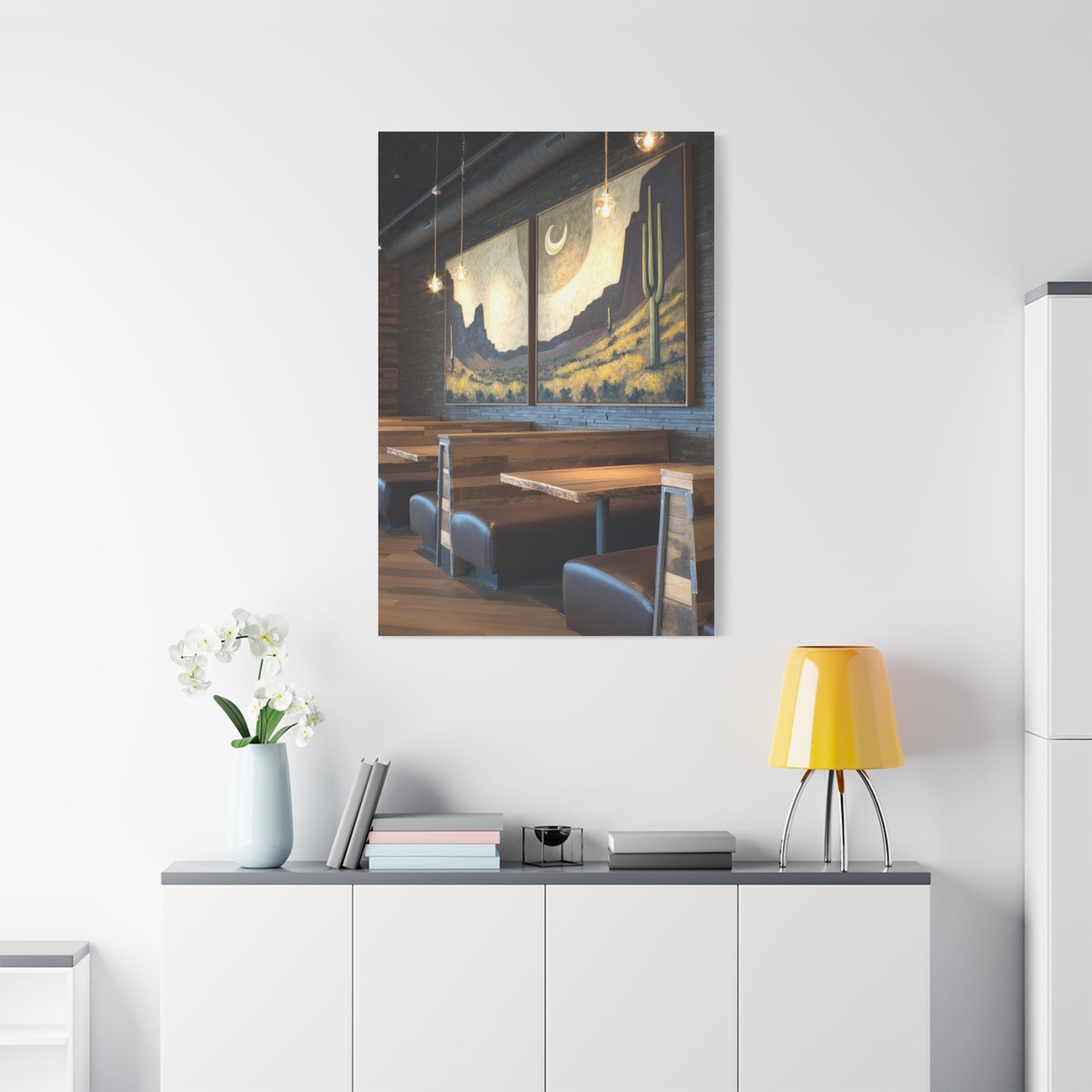 Desert Western Landscape Restaurant Wall Art & Canvas Print