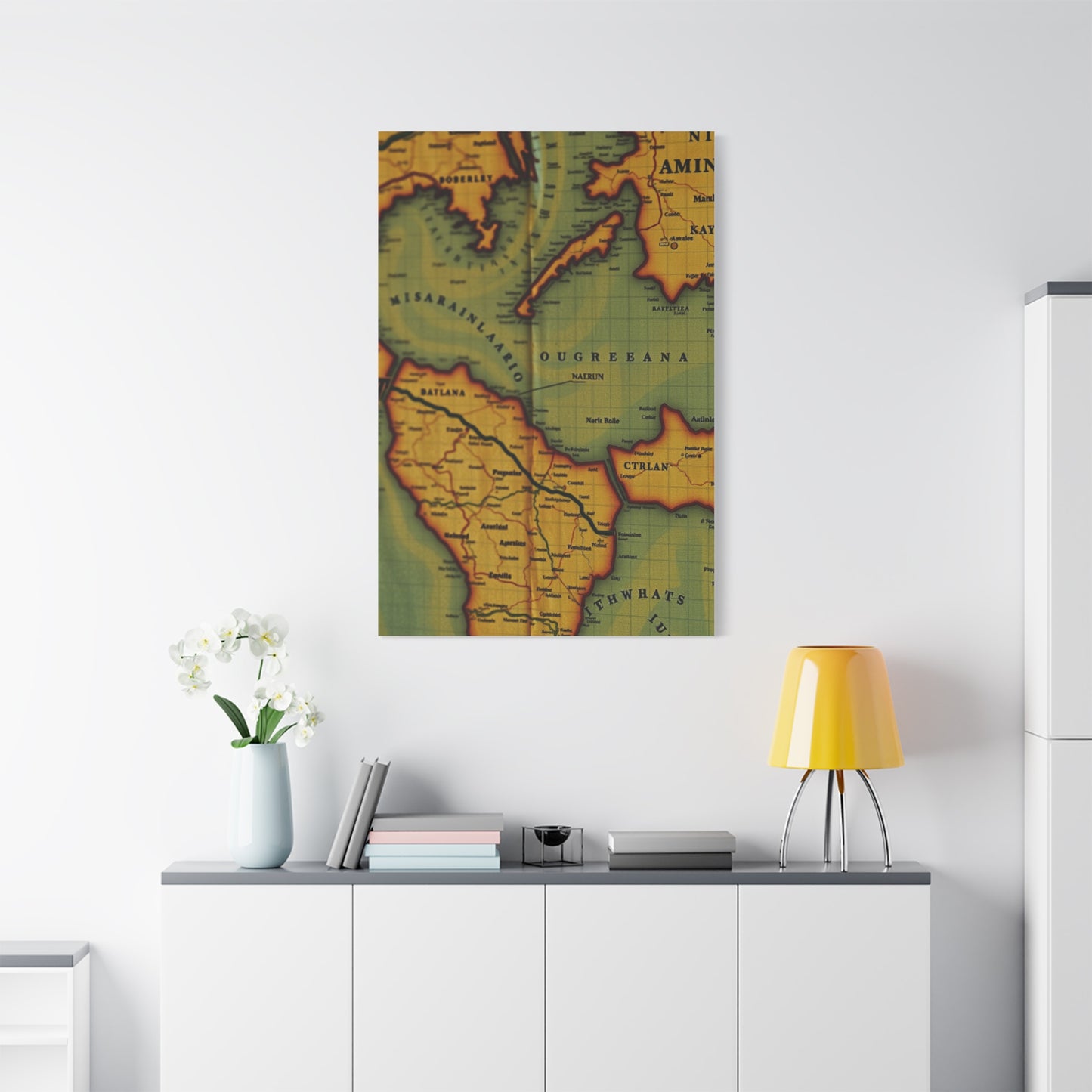 Antique Maps Art Supreme Gallery Wall Art & Canvas Print